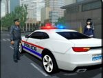 Juego de conducción automotriz de Los Ángeles policía rápida estadounidense en 3-d