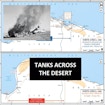 Tanques por todas partes del desierto